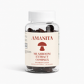 Amanita Mushroom Extract Gummies — approved packaging design; supplier production verification pending